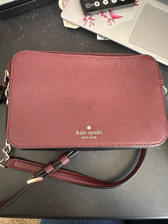 Kate Spade Cute Pink Crossbody Bag with Floral Pup Applique - Picture 6 of 6